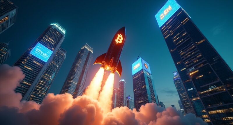 bitcoin surges past 123k