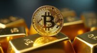 bitcoin struggles as gold surges