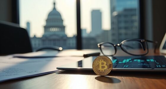 warren probes trump crypto