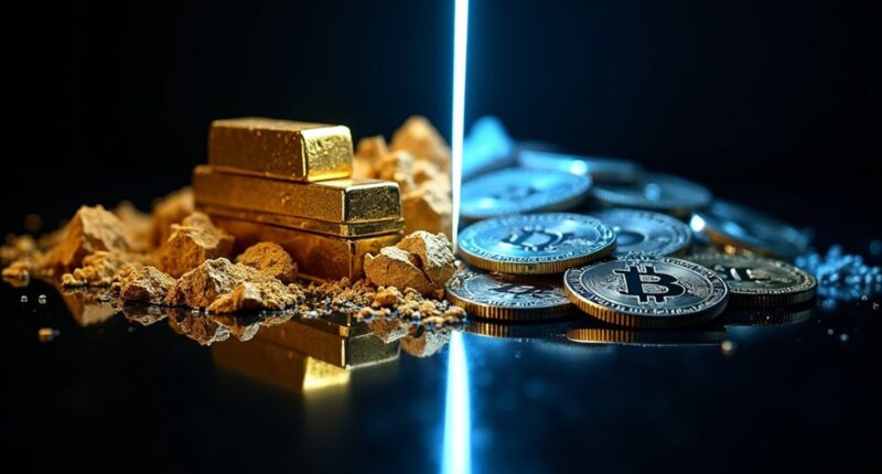 gold and bitcoin supply