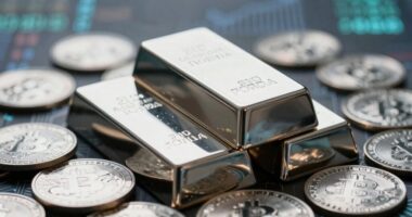 silver above 115 bitcoin